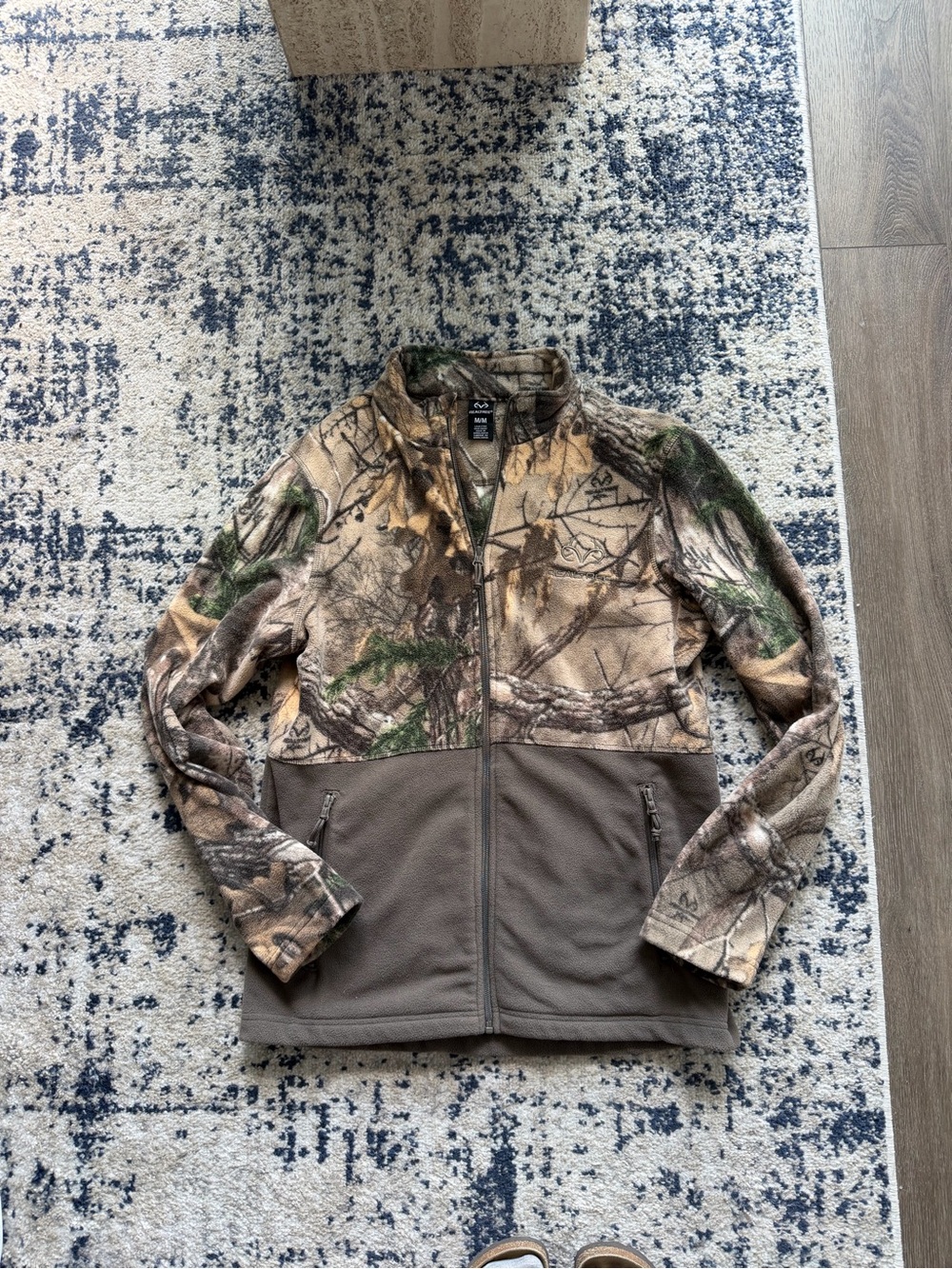 Men’s Camo Fleece Zip up RealTree camo